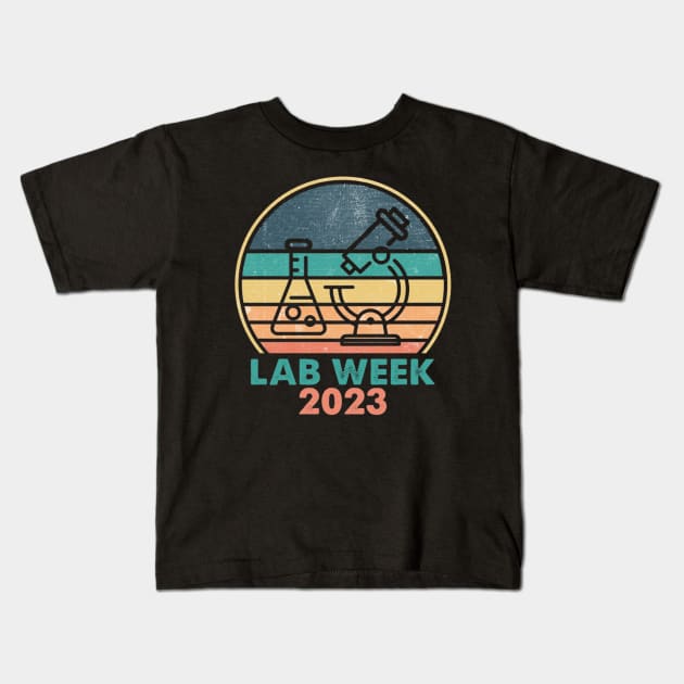 Lab Week 2023 Kids T-Shirt by lunacreat